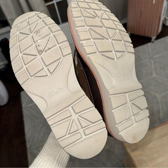 Men’s Clark’s Collection Eastern-mid leather lace up vintage style boots sz 9.5 - Picture 9 of 15